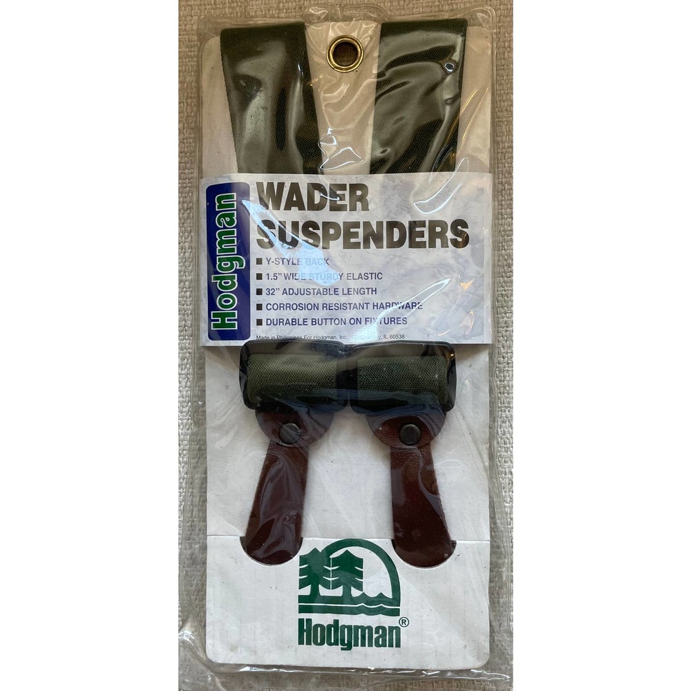 Hoffman Wader Suspenders Y Style Back 32” Adjustable Straps 1.5” Wide New